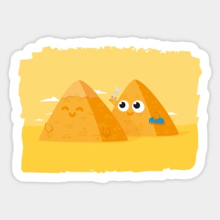 The great Pyramid barber! Sticker